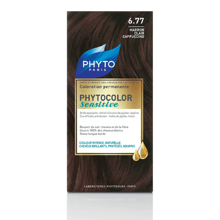 Phyto Phytocolor Sensitive 6.77 Light Brown Cappuccino