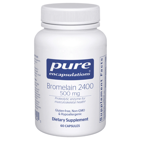 Pure Encapsulations Bromelain 2400 500 MG 60's- Lillys Pharmacy and Health Store