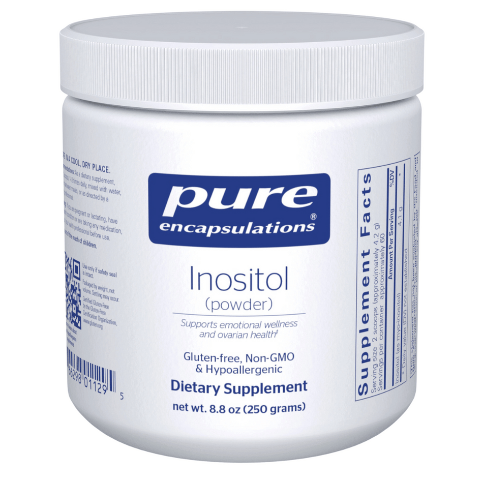 Pure Encapsulations Inositol Powder 250g- Lillys Pharmacy and Health Store