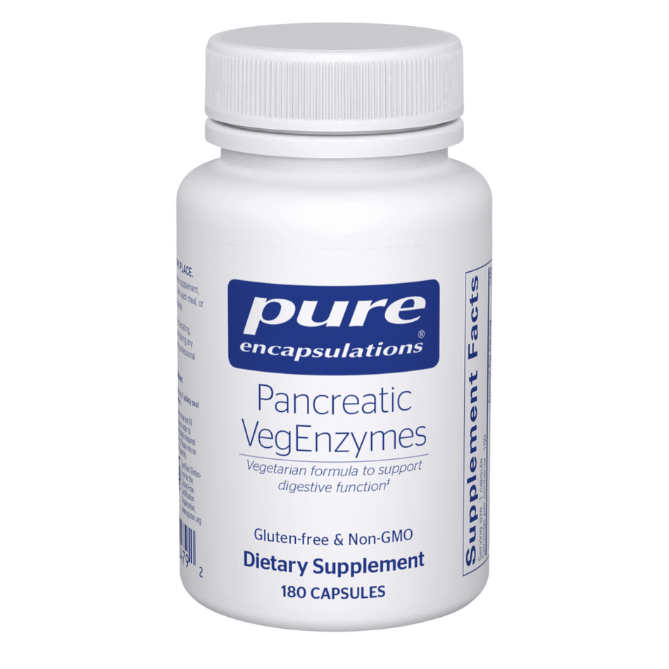 Pure Encapsulations Pancreatic VegEnzymes 180's- Lillys Pharmacy and Health Store