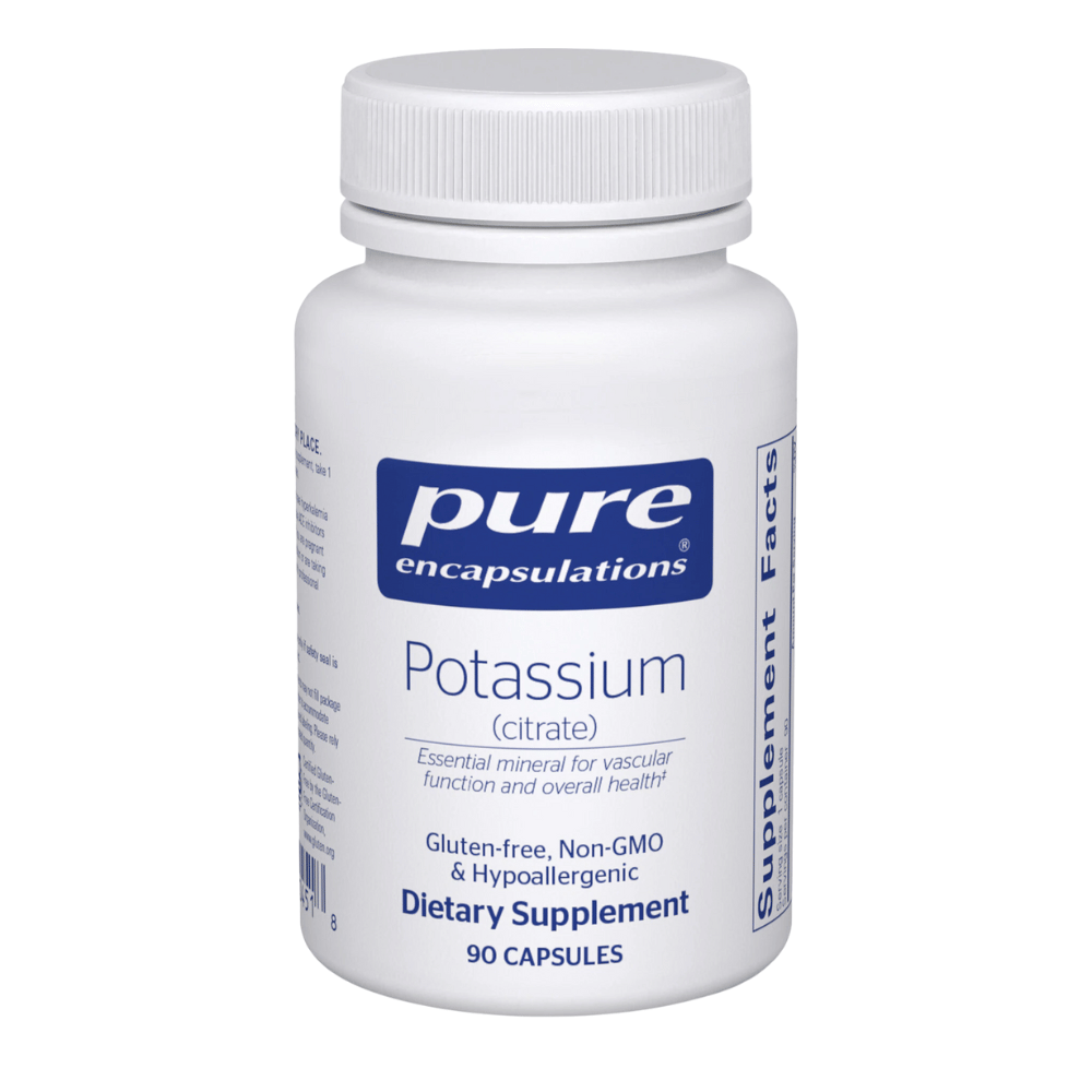 Pure Encapsulations Potassium (citrate) 90's- Lillys Pharmacy and Health Store