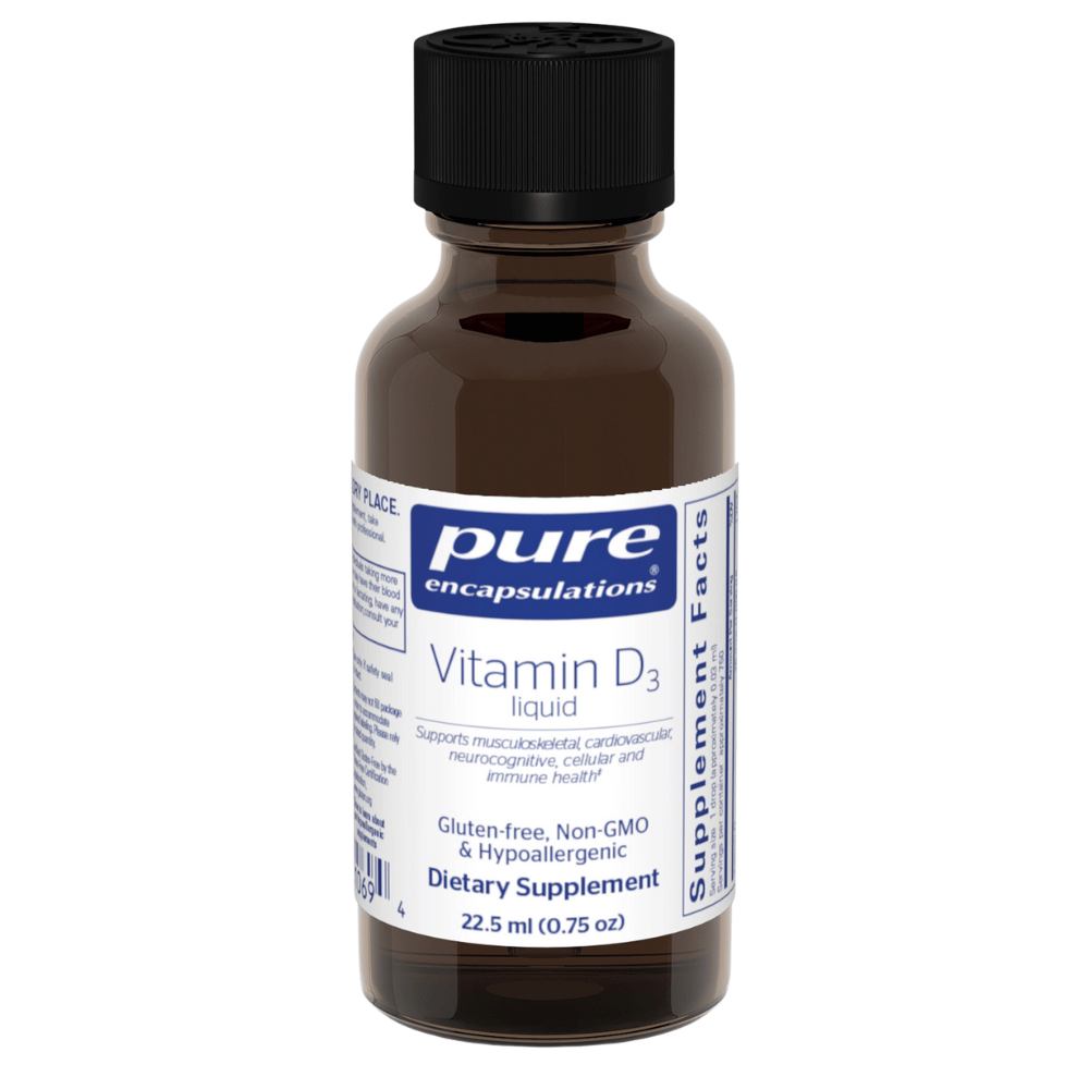Pure Encapsulations Vitamin D3 Liquid 22.5ml- Lillys Pharmacy and Health Store