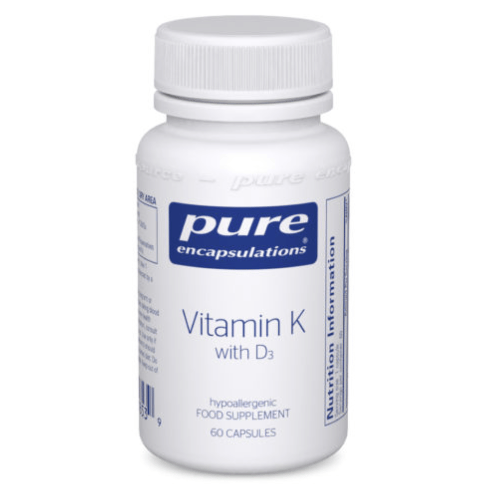 Pure Encapsulations Vitamin K with D3 60's- Lillys Pharmacy and Health Store