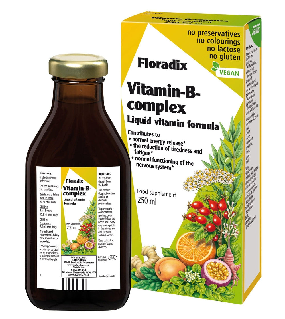 Salus Haus Floradix Vitamin B Complex 250ml- Lillys Pharmacy and Health Store