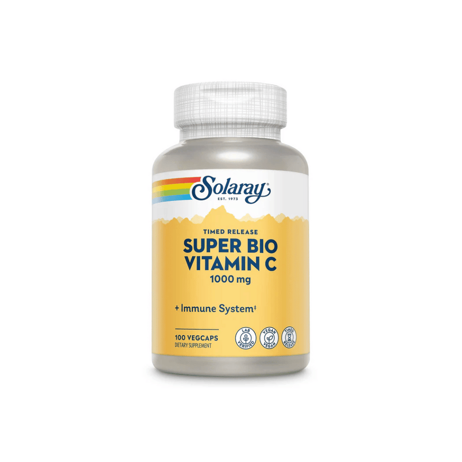 Solaray Buffered Vitamin C 1,000mg - 100Caps- Lillys Pharmacy and Health Store