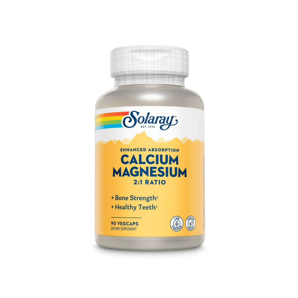 Solaray Calcium & Magnesium Citrate 2:1 / 90Caps- Lillys Pharmacy and Health Store