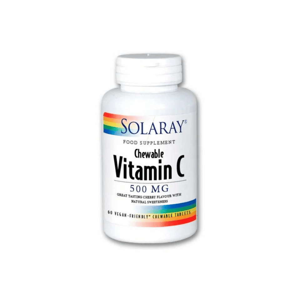 Solaray Chewable Vitamin C 500mg 60Chews- Lillys Pharmacy and Health Store