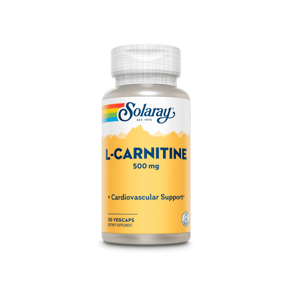 Solaray Free Form L-Carnitine - 500mg 30Caps- Lillys Pharmacy and Health Store