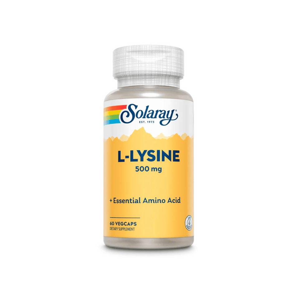 Solaray Free Form L-Lysine 500mg 60Caps- Lillys Pharmacy and Health Store