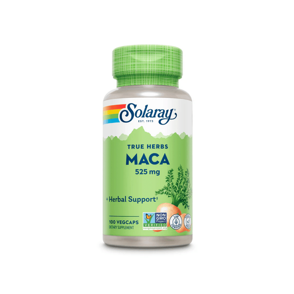 Solaray Maca 525mg 100Caps- Lillys Pharmacy and Health Store