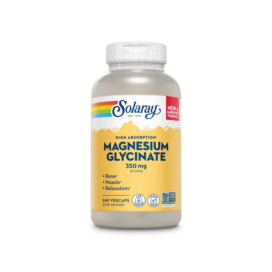 Solaray Magnesium Bisglycinate 240Caps- Lillys Pharmacy and Health Store