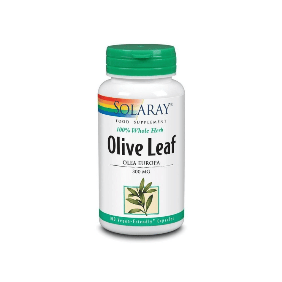 Solaray Olive Leaf 300mg 100Caps- Lillys Pharmacy and Health Store