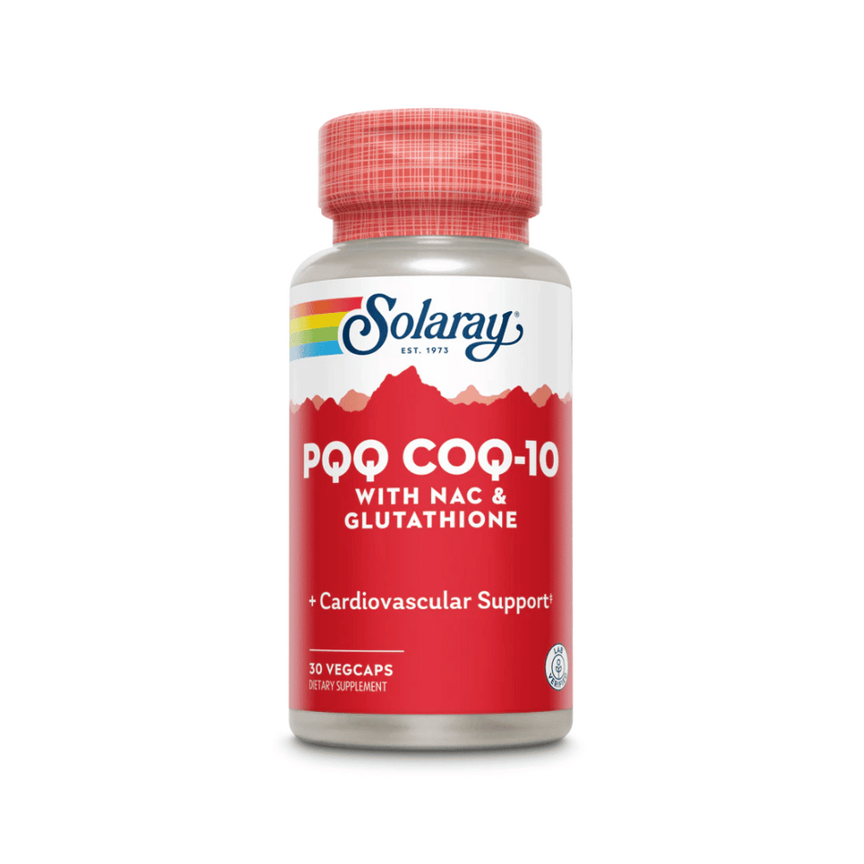 Solaray PQQ CoQ10 Glutathione NAC 30Caps- Lillys Pharmacy and Health Store