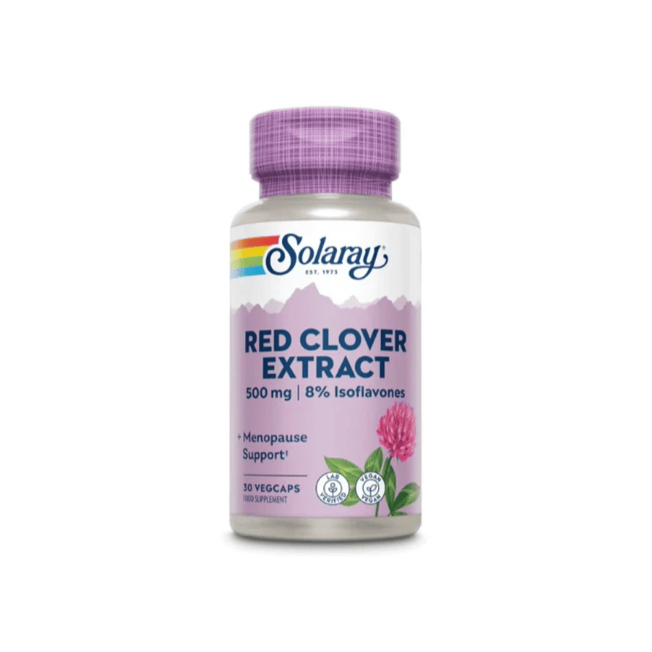 Solaray Red Clover 30Caps- Lillys Pharmacy and Health Store