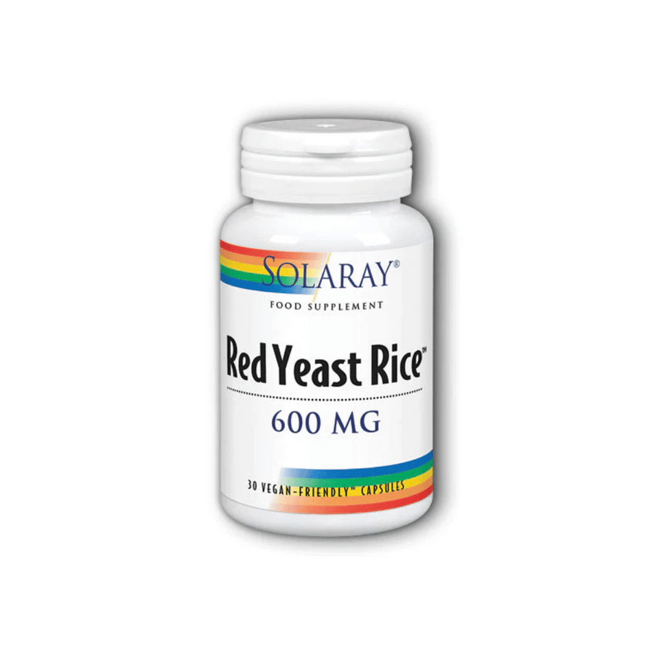 Solaray Red Yeast Rice 600mg 30Caps- Lillys Pharmacy and Health Store