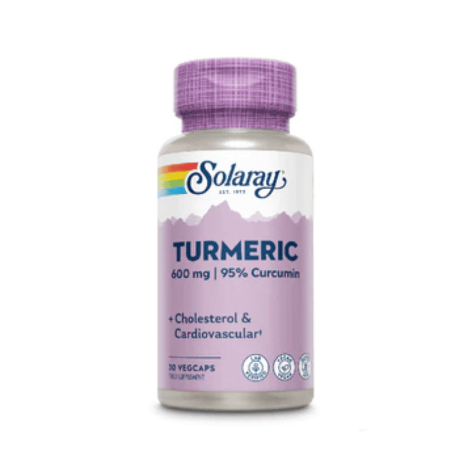 Solaray Turmeric One Daily - 600mg 30Caps- Lillys Pharmacy and Health Store