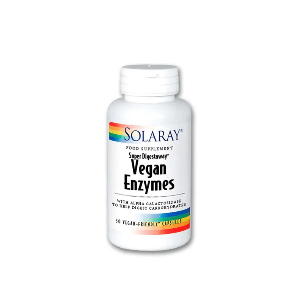 Solaray Vegan Enzymes 30Caps- Lillys Pharmacy and Health Store