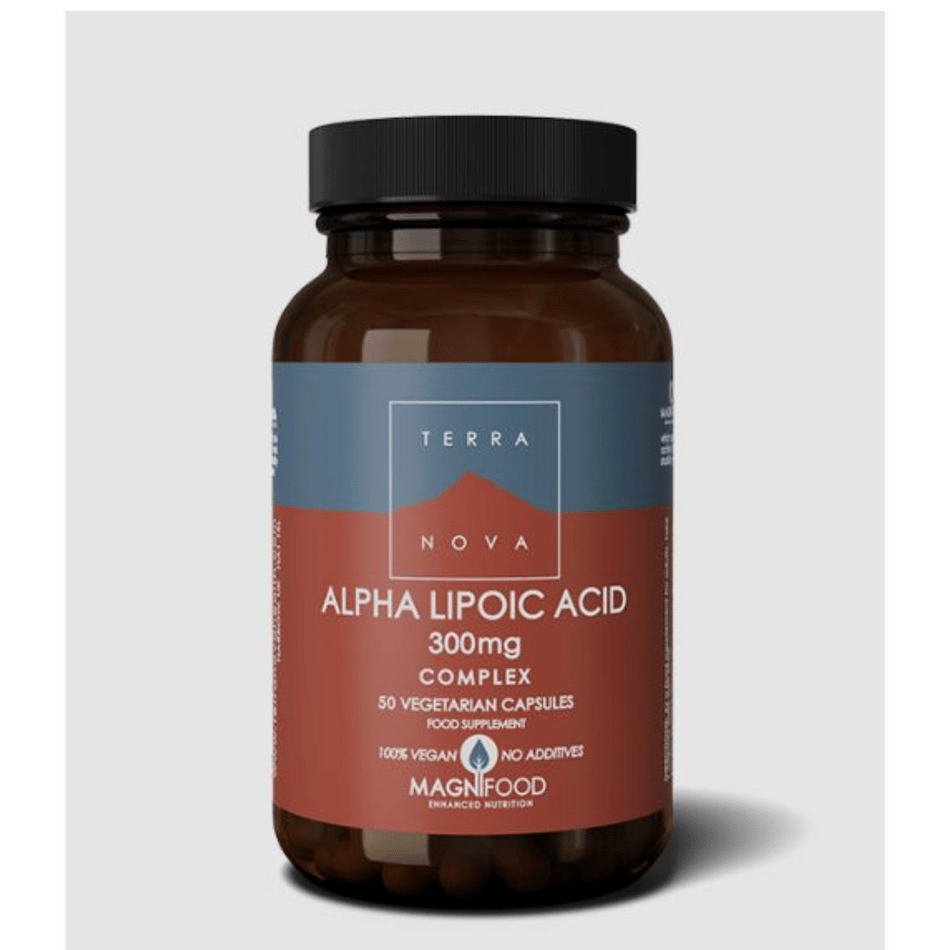 Terra Nova Alpha Lipoic Acid 300mg Complex 50caps- Lillys Pharmacy and Health Store