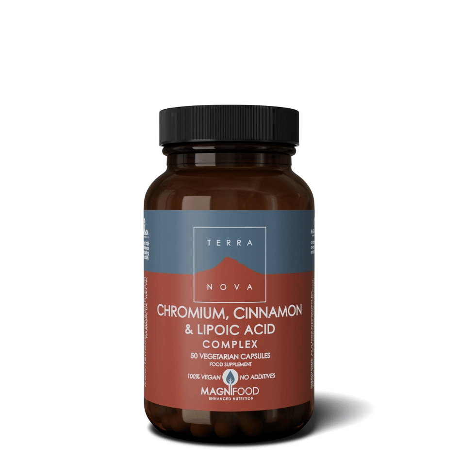 Terra Nova Chromium Cinnamon Lipoic Acid Complex 50caps- Lillys Pharmacy and Health Store