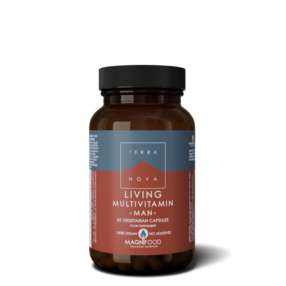 Terra Nova Living Multivitamin Man 50caps- Lillys Pharmacy and Health Store