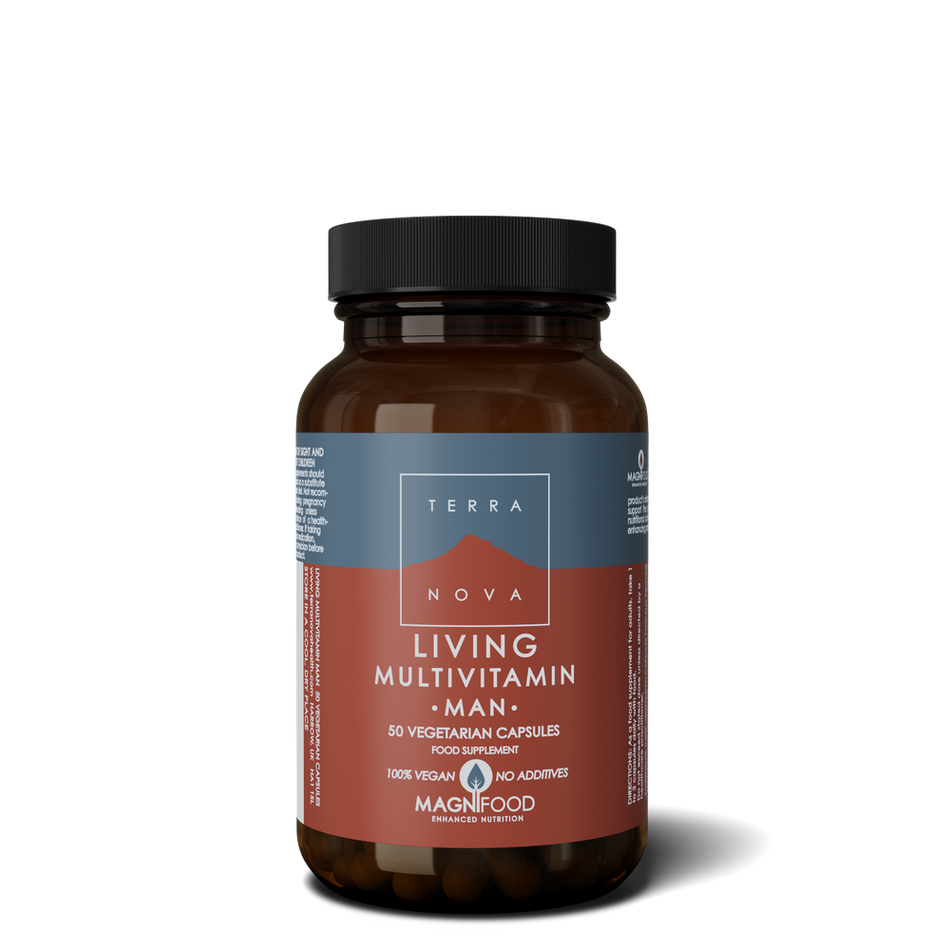 Terra Nova Living Multivitamin Man 50caps- Lillys Pharmacy and Health Store