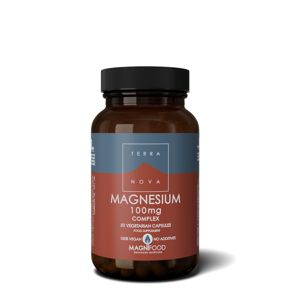 Terra Nova Magnesium Complex 100mg Bisglycinate 50caps- Lillys Pharmacy and Health Store