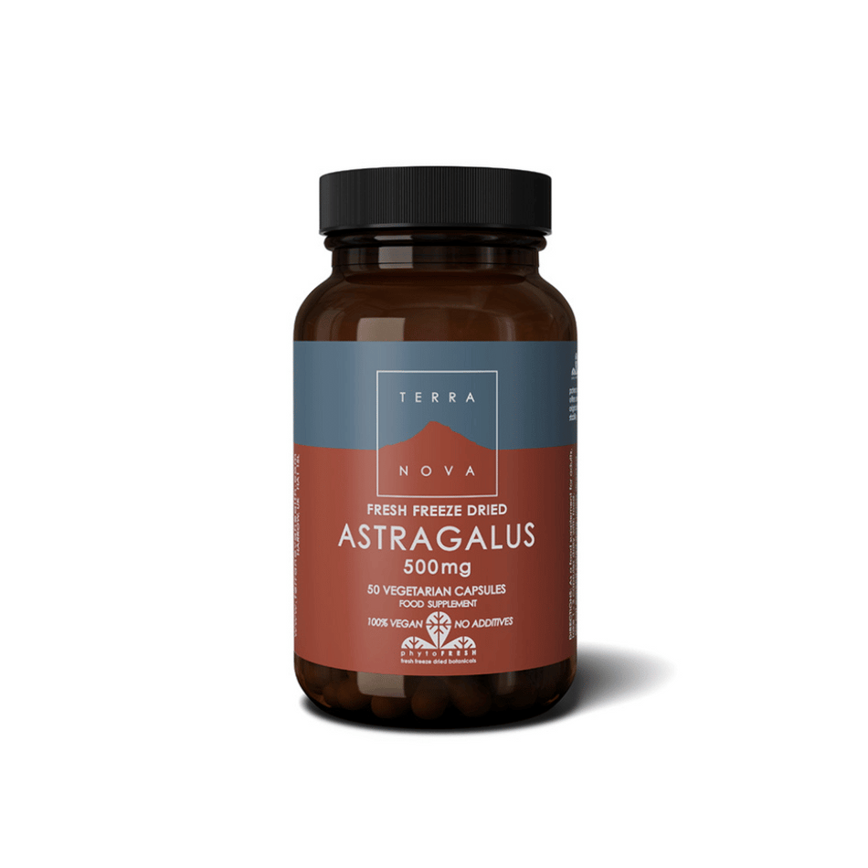 Terra Nova Org Astragalus 500mg Fresh Freeze Dried 50caps- Lillys Pharmacy and Health Store