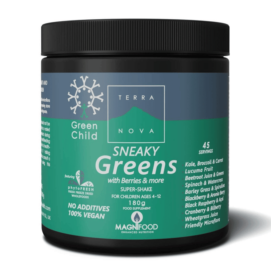 Terra Nova Sneaky Green Super Shake 45 Servings 180g- Lillys Pharmacy and Health Store