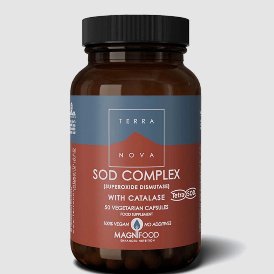 Terra Nova Sod Complex With Catalase 50caps- Lillys Pharmacy and Health Store