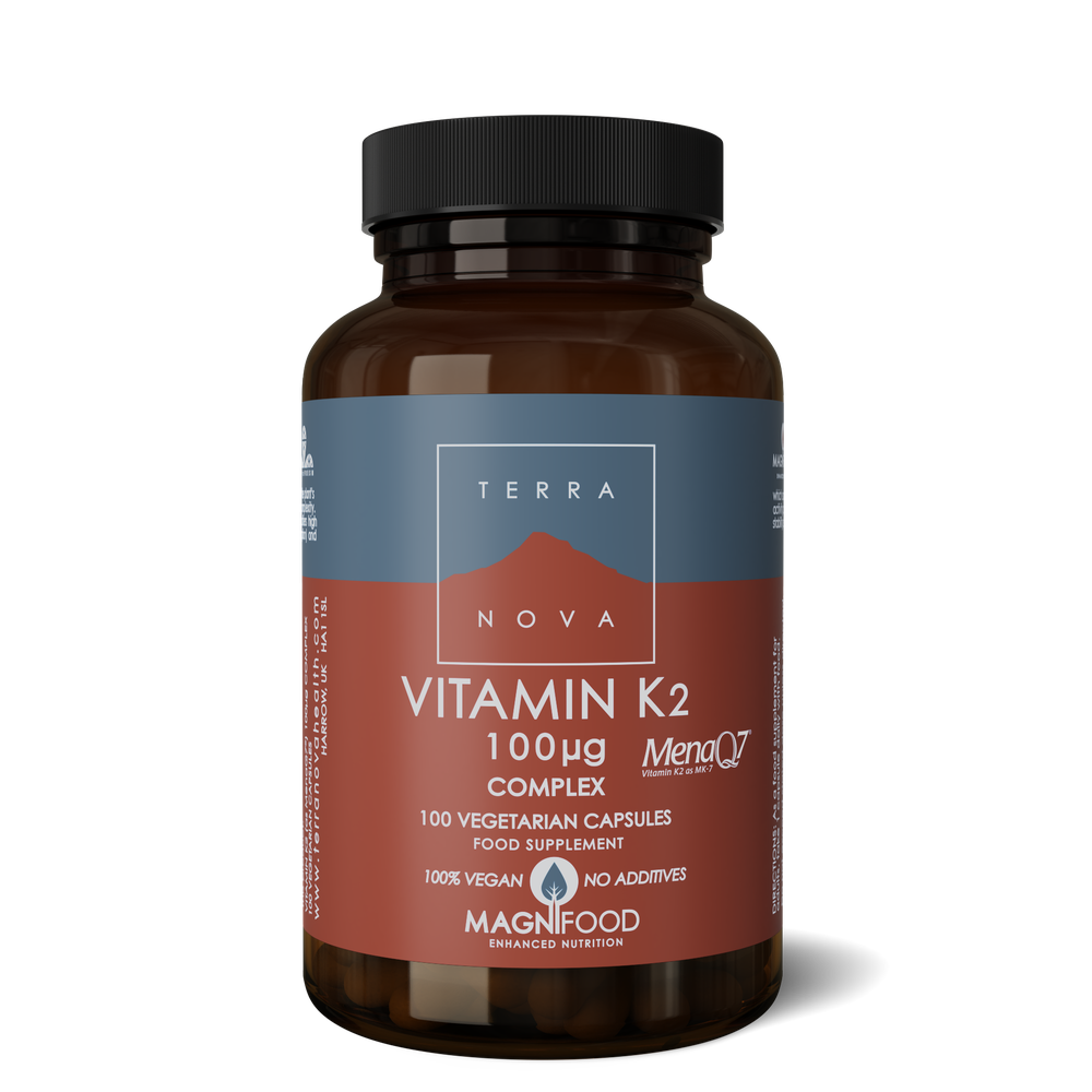Terra Nova Vitamin K2 100ug Complex 100caps- Lillys Pharmacy and Health Store