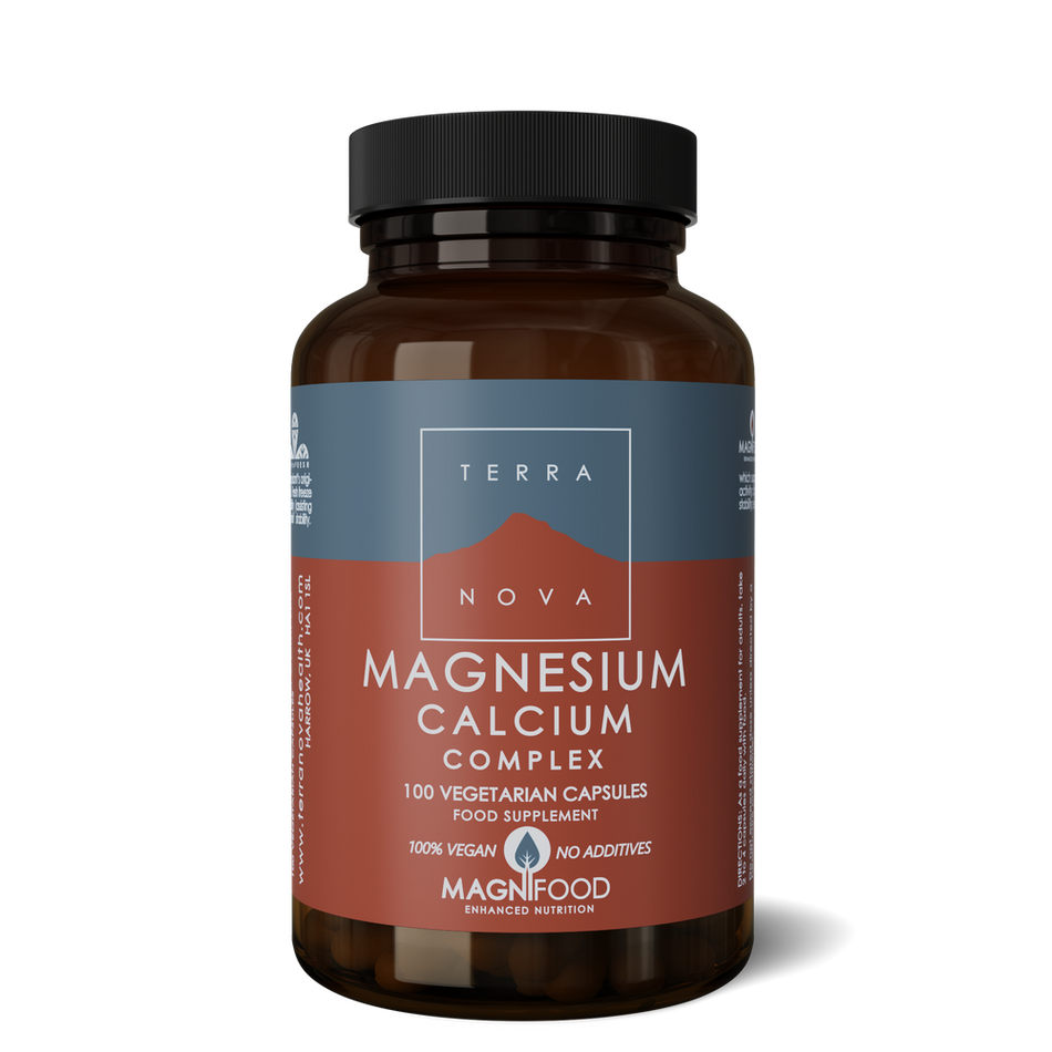 Terra Nova Magnesium Calcium 2 1 Complex Veg Caps 100caps- Lillys Pharmacy and Health Store