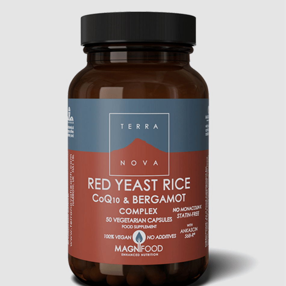 Terra Nova Red Yeast Rice Coq10 Bergamot Complex 50caps- Lillys Pharmacy and Health Store
