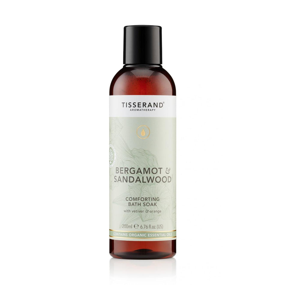 Tisserand Bergamot & Sandalwood Bath Soak 200ml- Lillys Pharmacy and Health Store