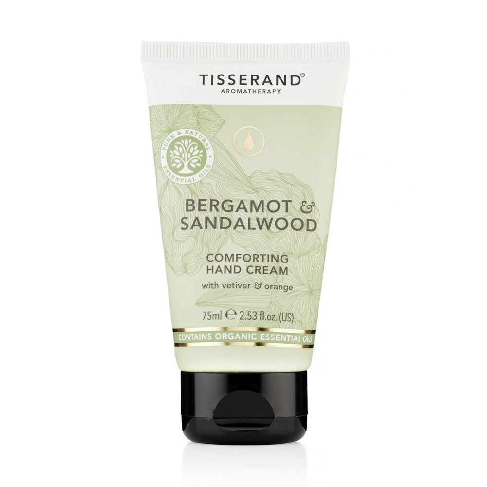 Tisserand Bergamot & Sandalwood Hand Cream 75ml- Lillys Pharmacy and Health Store