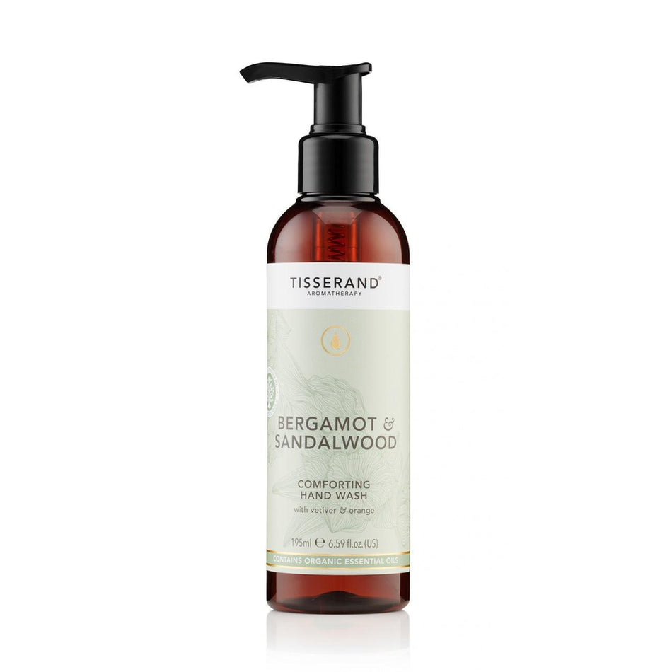 Tisserand Bergamot & Sandalwood Hand Wash 195ml- Lillys Pharmacy and Health Store