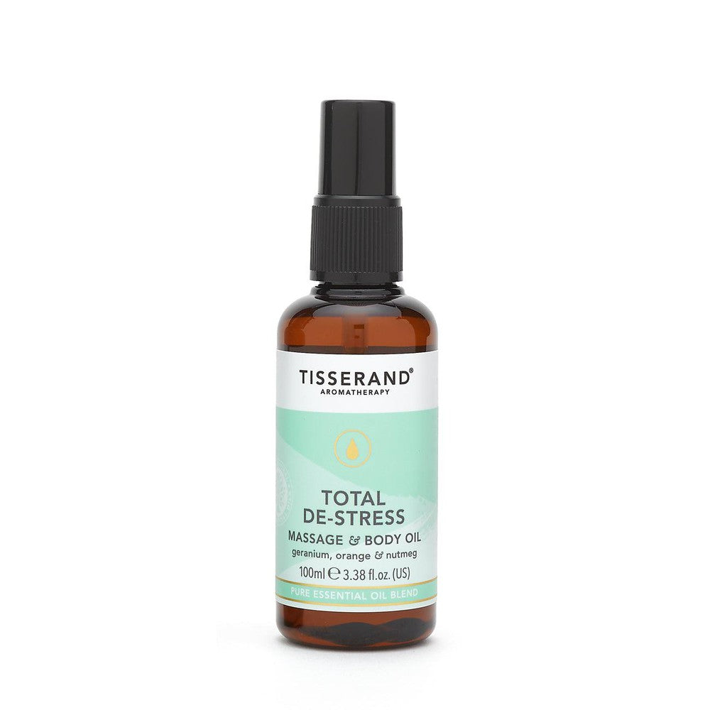 Tisserand De-Stress Massage Oil 100ml- Lillys Pharmacy and Health Store