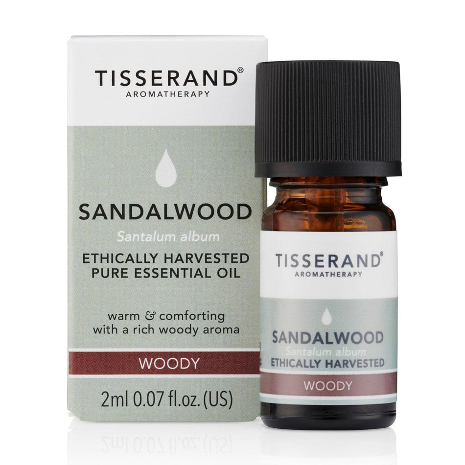 Tisserand Ethically Harvested Sandalwood Oil 2ml- Lillys Pharmacy and Health Store