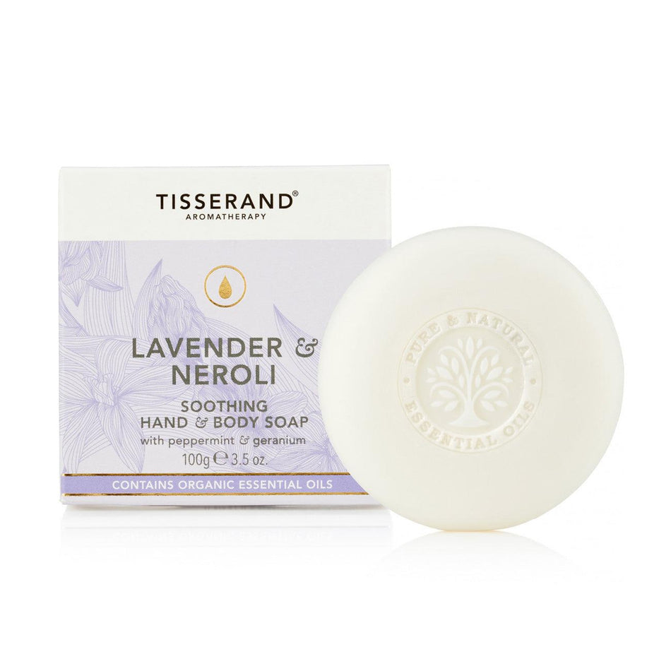 Tisserand Lavender & Neroli Soap 100g- Lillys Pharmacy and Health Store