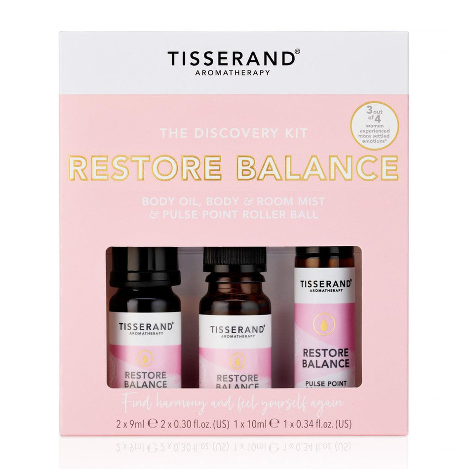 Tisserand Restore Balance Discovery Kit- Lillys Pharmacy and Health Store