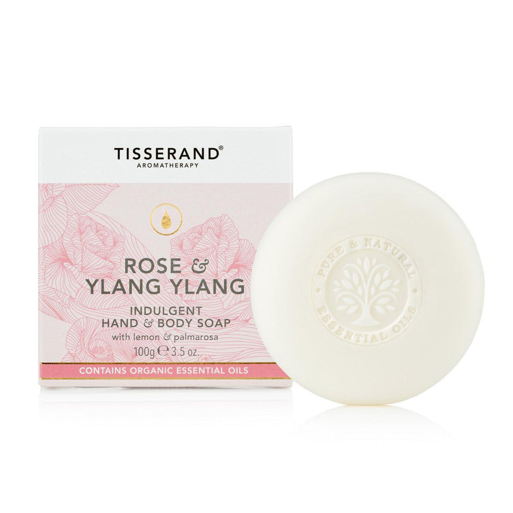 Tisserand Rose & Ylang Ylang Soap 100g- Lillys Pharmacy and Health Store