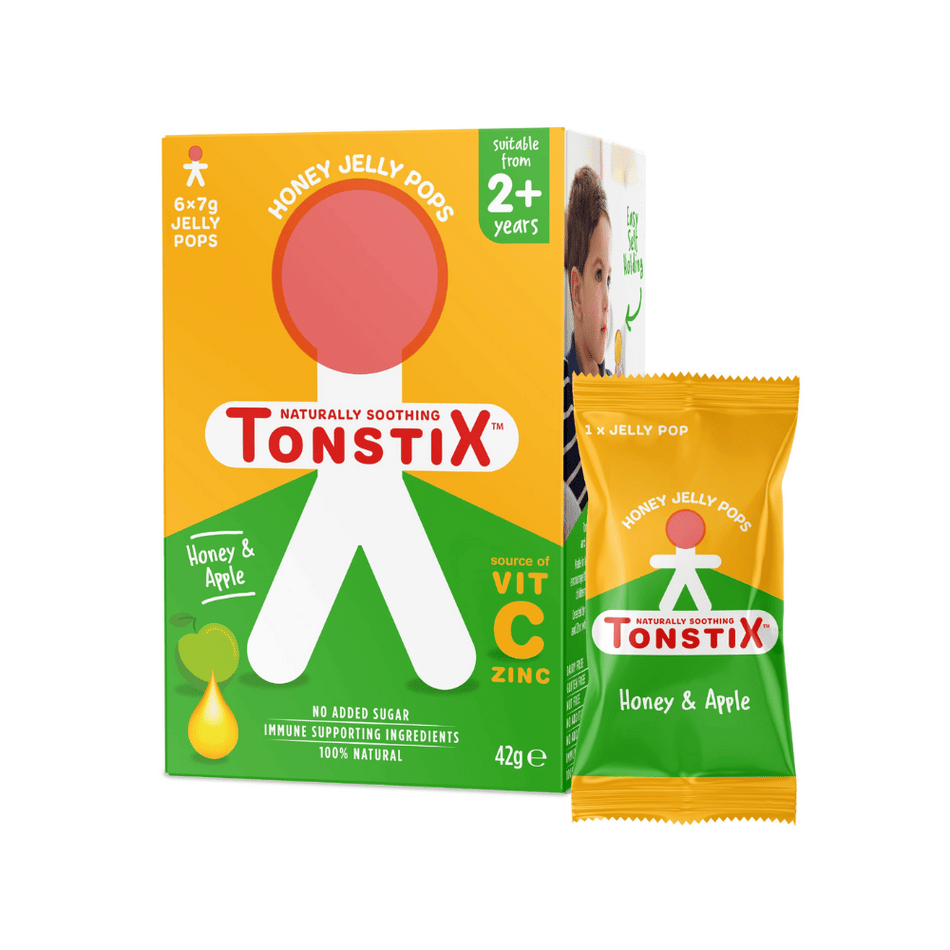 Tonstix Honey & Apple – 6 Jelly Pops- Lillys Pharmacy and Health Store