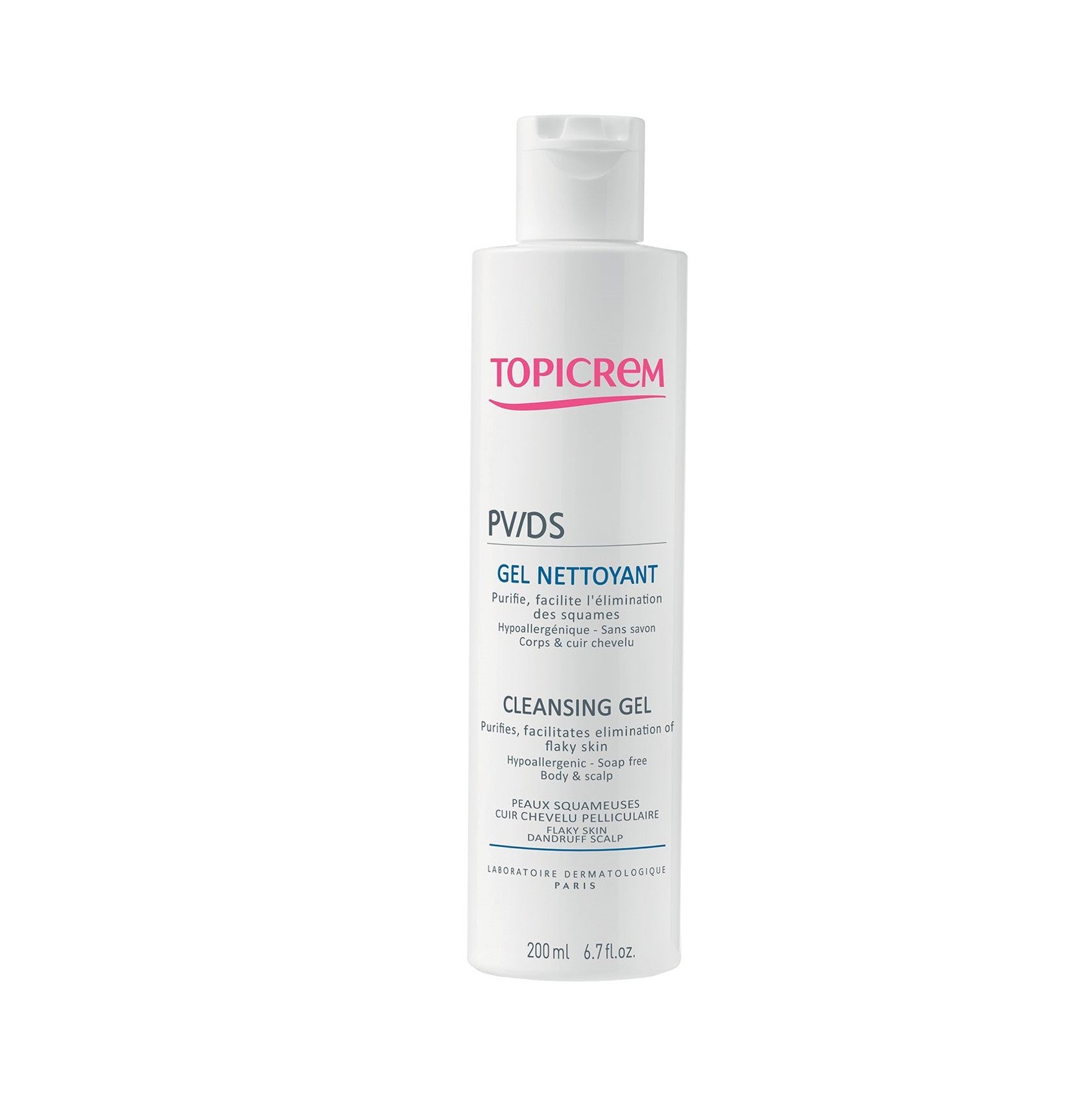 Topicrem PV/DS Cleansing Gel 200ml- Lillys Pharmacy and Health Store