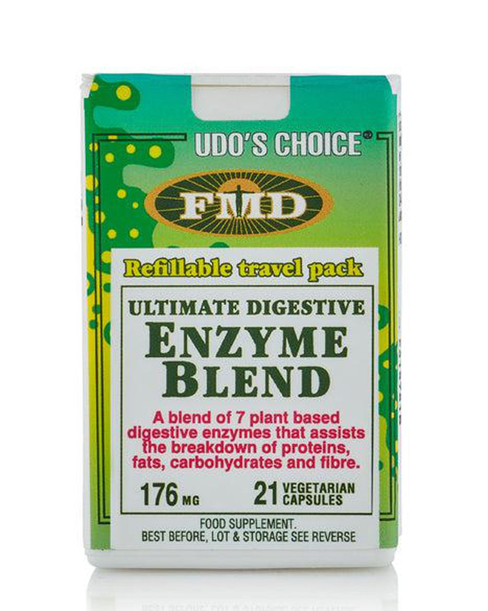 Udo's Choice Ultimate Digestive Enzyme Blend Travel pack 21 Caps- Lillys Pharmacy and Health Store