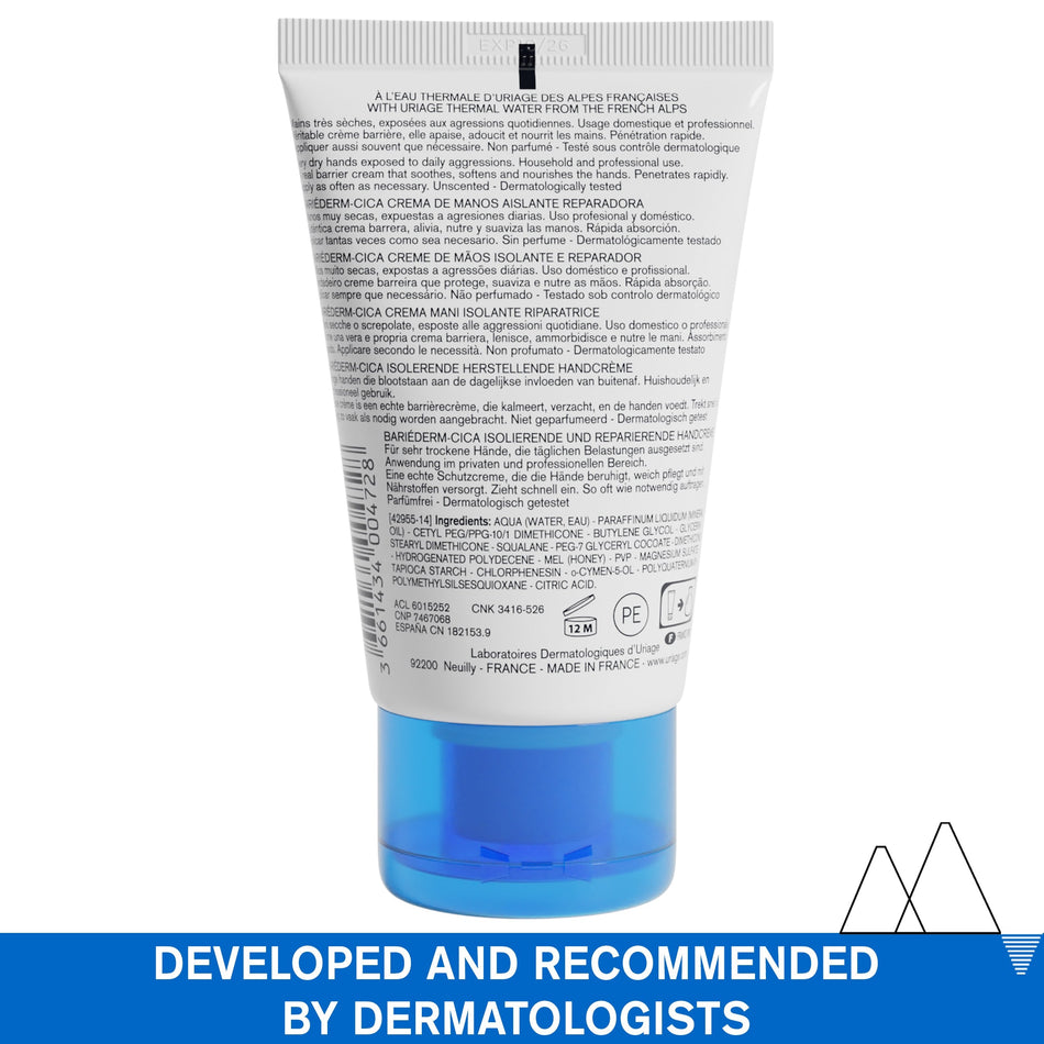 Uriage Bariederm Insulating And Repairing Hand Cream 50ml- Lillys Pharmacy and Health Store