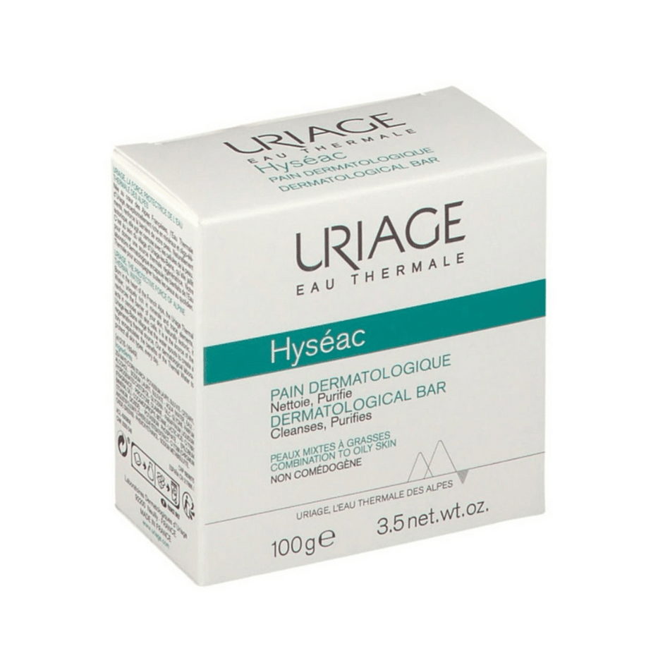 Uriage Hyseac Gentle Dermatologic Cleansing Bar 100G