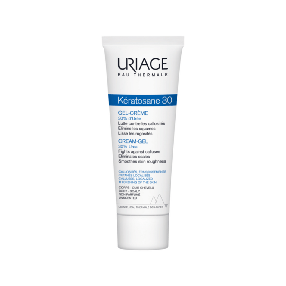 Uriage Keratosane 30 Cream- Gel Treatment For Callused Skin 75ml- Lillys Pharmacy and Health Store