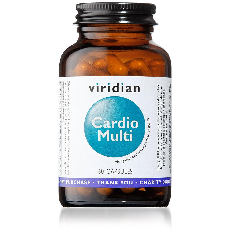 Viridian Cardio Multi 60 Veg Caps- Lillys Pharmacy and Health Store