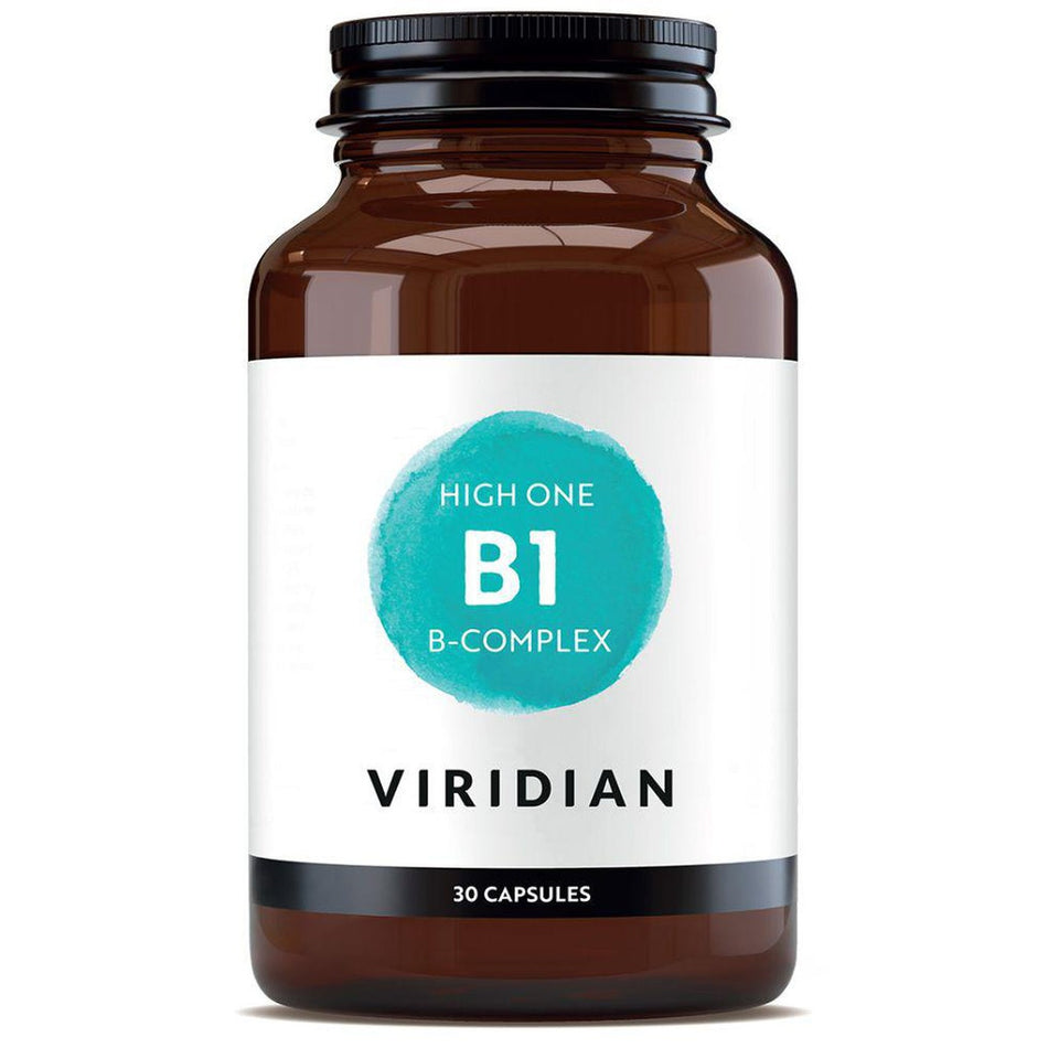 Viridian HIGH ONE Vitamin B1 w/ B Complex 30 Veg Caps- Lillys Pharmacy and Health Store