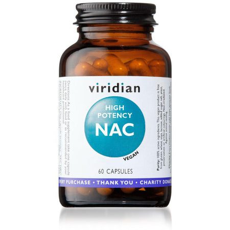 Viridian High Potency NAC 60 Veg Caps- Lillys Pharmacy and Health Store