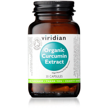 Viridian Organic Curcumin Extract 30 Veg Caps- Lillys Pharmacy and Health Store